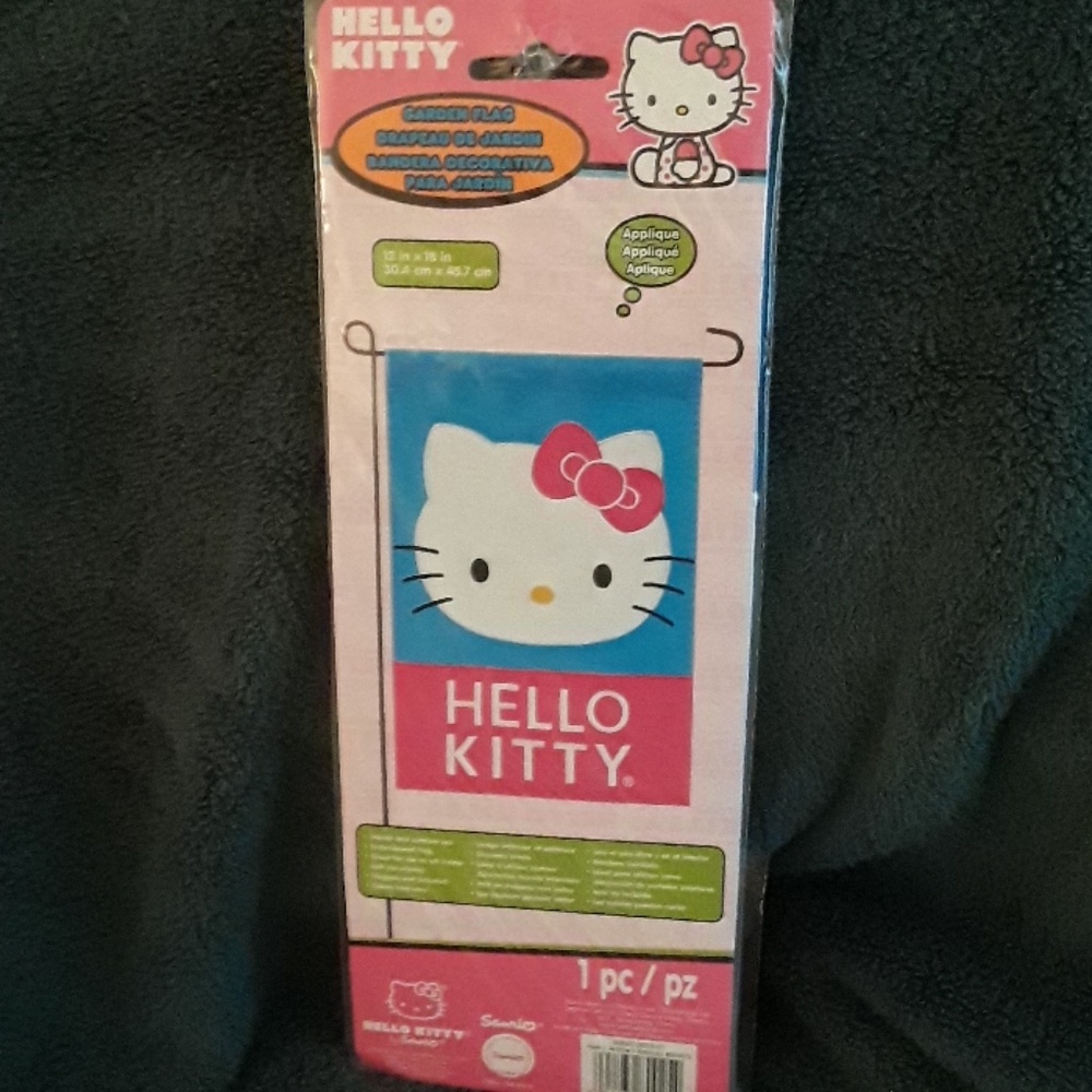 Hello kitty garden flag
